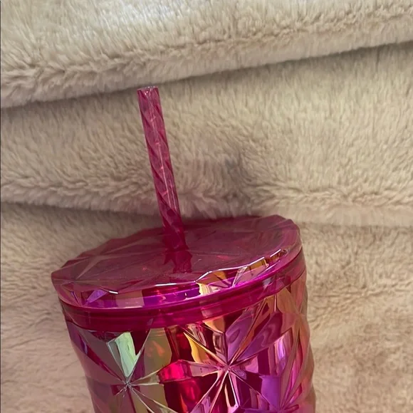 Starbucks Pink Textured Water Bottle - Picture 6 of 6